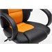 Silla gaming oficina con ruedas cómoda BUR10158 Naranja