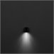 FORLIGHT Prisma - Aplique de Pared Exterior GU10 Luz Hacia Abajo Negro