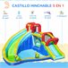 Castillo Hinchable Outsunny 342-044V90 Multicolor