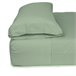 Set 2 fundas de almohada de algodón Verde Oscuro