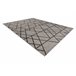 Alfombra de cuerda sisal FLOORLUX 20508 Triángulo 80x150 Gris