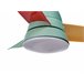 Beliani Lámpara de techo con ventilador STRAWBERRY Multicolor