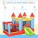 Castillo Inflable Infantil Outsunny 342-017V90 Multicolor