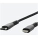 Cable USB-C a Lightning 001343 Negro
