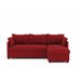 Chaise longue con cama reversible tela COSY Rojo