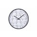 Reloj Metal Adda Home Blanco/ Negro