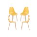 Pack 4 Sillas Mykle Amarillo