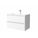Mueble de baño Bequia | Lavabo de porcelana 80 Blanco