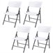 Pack 4 sillas plegables blancas Lifetime Blanco