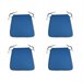 Acomoda Textil – Pack 4 Cojines para Sillas Azul