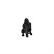 Figura Gorila Acrilico Serie Gorila Negro