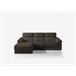 Chaise Longue Piel WILLY  Chocolate
