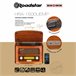Radio CD Roadstar HRA-1500CD-MP3UEMP Madera