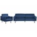 Beliani Conjunto de sofás VINTERBRO Azul