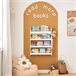Librería Infantil para Niños con 4 estantes KMB08-K-W SoBuy Blanco
