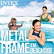 Piscina tubular redonda Metal Frame Beachside INTEX Azul