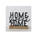 Figura decorativa HOME SWEET HOME marca BOLTZE Negro/ Madera