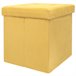 Caja-Puf Plegable Amarillo