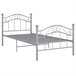 Estructura de cama 90x200 Gris