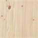 Juego muebles de jardín 6 piezas madera maciza pino Pino
