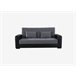 Sofá cama PRIMA color Gris y Negro Negro/ Gris
