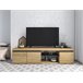 Mueble Modular TV para Salón - 41 x 160 x 40 cm - 32/40/50/55/60/65/70" Roble