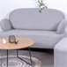 Sofá de 2 plazas de diseño minimalista con reposabrazos - Clair Gris