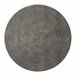 Alfombra de Baño Circular 57x57 Gris Oscuro
