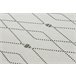 Alfombra de cuerda sisal COLOR Rombos 80x150 Gris