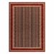 Alfombra de lana KASHQAI 4357 300 marco oriental 160x240 Rojo