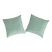 2 Fundas de almohada de algodón CASUAL 80x80 Verde