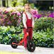 Bicicleta sin Pedales para Niños Acero, EVA y PP HOMCOM Negro/ Rojo