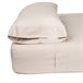 Set de 2 fundas de almohada de poliéster-algodón Beige