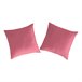 2 Fundas de almohada de algodón CASUAL 80x80 Rosa