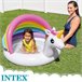 Piscina hinchable para bebé con toldo unicornio INTEX Multicolor