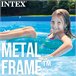 Piscina tubular redonda Metal Frame INTEX Azul