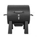 Barbacoa de carbón portátil Piggy table con termómetro integrado Negro