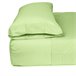 Set de 2 fundas de almohada de poliéster-algodón Verde