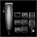 Cortapelos con cable Cecotec Bamba PrecisionCare Power Blade Titanium 500mAh 9 peines negro/inox Gris