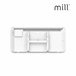 Calentador WIFI con panel de vidrio blanco 900W Proheat Ltd. MILL GL90 Blanco