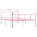 Estructura de cama 120x200 Rosa