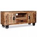 Mueble para la TV de madera de mango rugosa 2502131 Marron