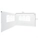 Pared Parte Lateral Outsunny 01-0264 300x0 Blanco