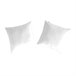 2 Fundas de almohada de algodón CASUAL 80x80 Blanco