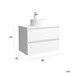 Mueble de baño Bequia | Lavabo sobre encimera 80 Blanco