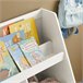 Librería para Niños con 1 Caja con Ruedas SoBuy KMB83-W Blanco