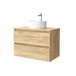 Mueble de baño Bequia | Lavabo sobre encimera 80 Marron