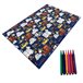 Acomoda Textil – Alfombra Infantil para Colorear. Azul Marino