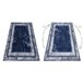 Alfombra lavable MIRO 51676.813 Griego vintage marco 120x170 Azul