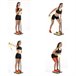 Plataforma de Fitness para Glúteos y Piernas con Guía de Ejercicios IG117209 Negro